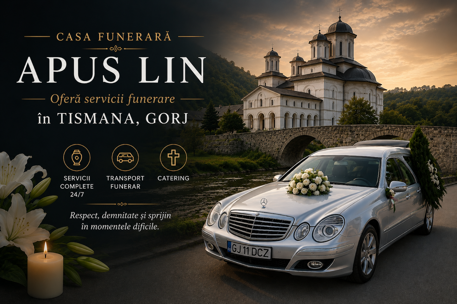 Servicii funerare Apus Lin în Tismana